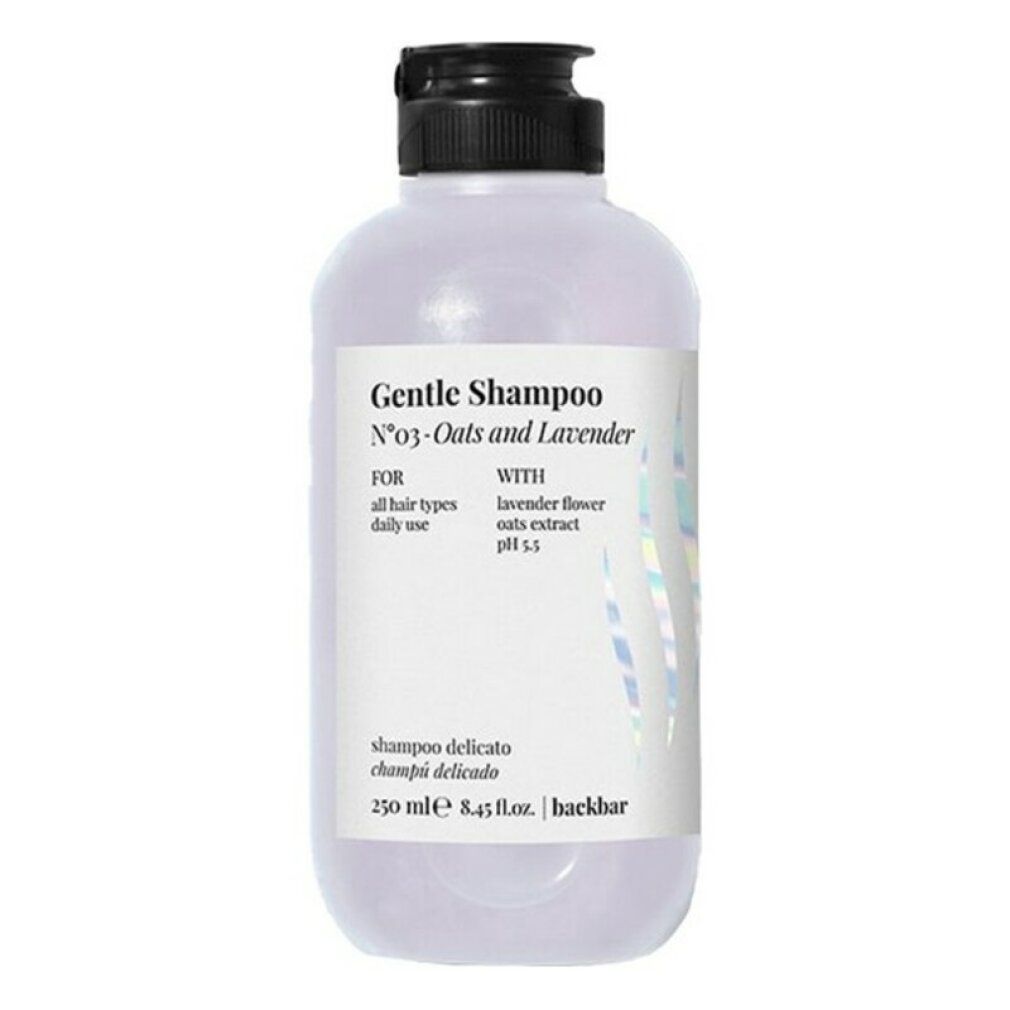 back bar shampoo delicato nº03 avena&lavanda