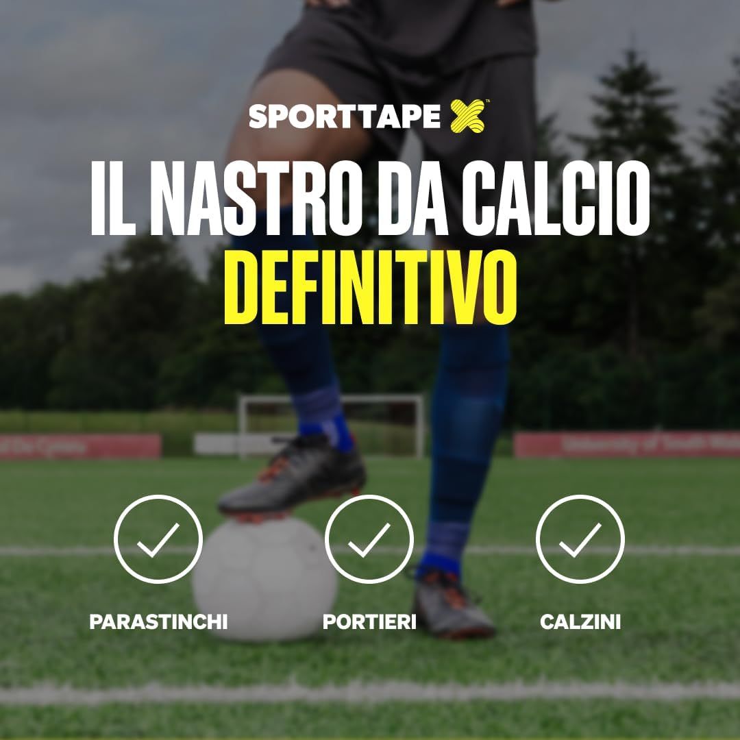 SPORTTAPE Bendaggio Autoadesivo - 5 cm x 4,5 m Blu Navy