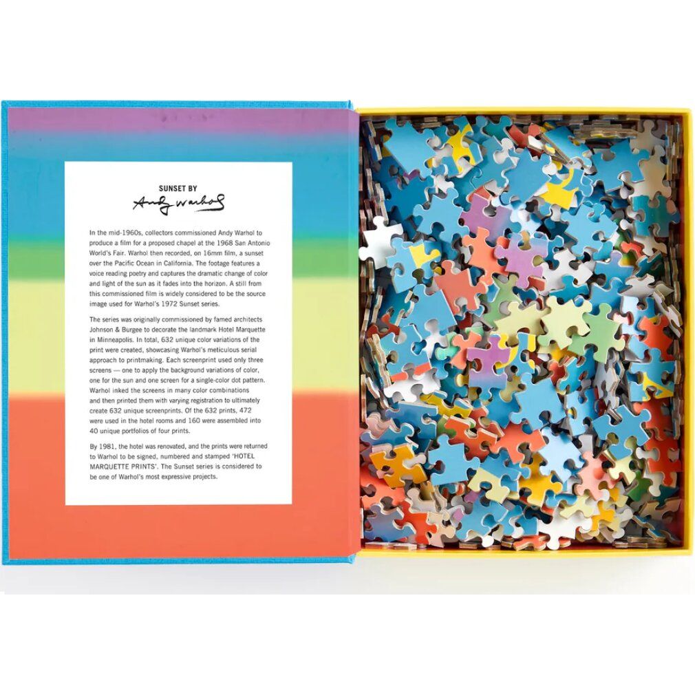 galison Puzzle Andy Warhol: Sunset 500 pezzi