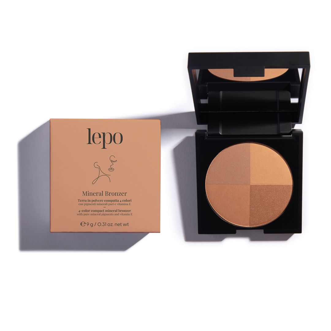 LEPO Mineral Bronzer - Terra minerale compatta 4 colori