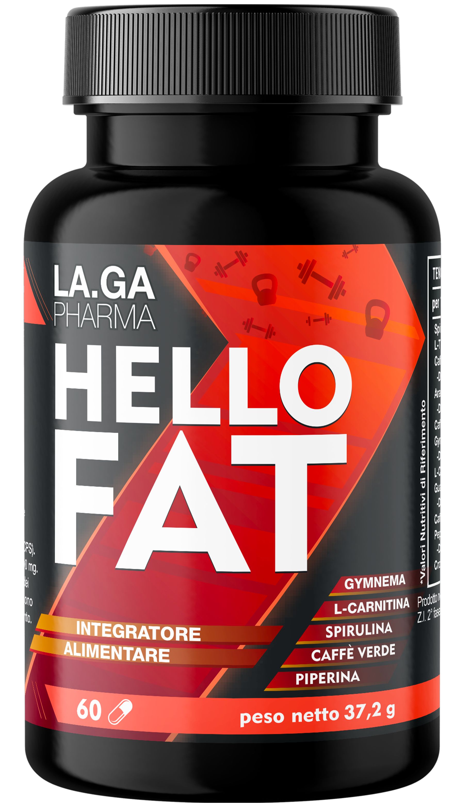 LA.GA Hello Fat © Brucia Grassi Potente - Termogenico per il Controllo del Peso