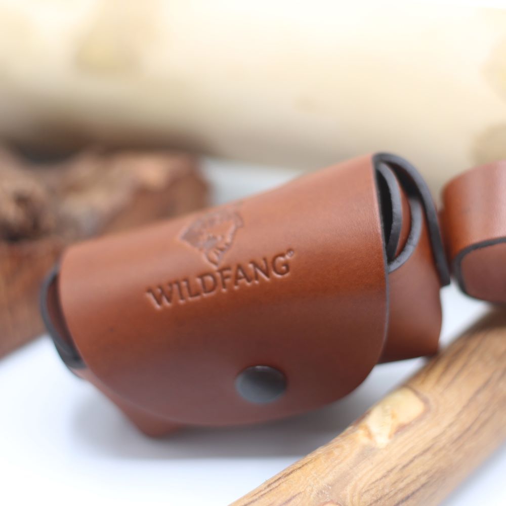 Wildfang - Distributore di sacchetti per la cacca in pelle