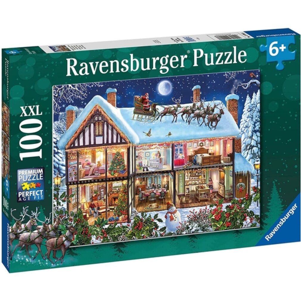 Puzzle 100 pezzi xxl Natale in casa
