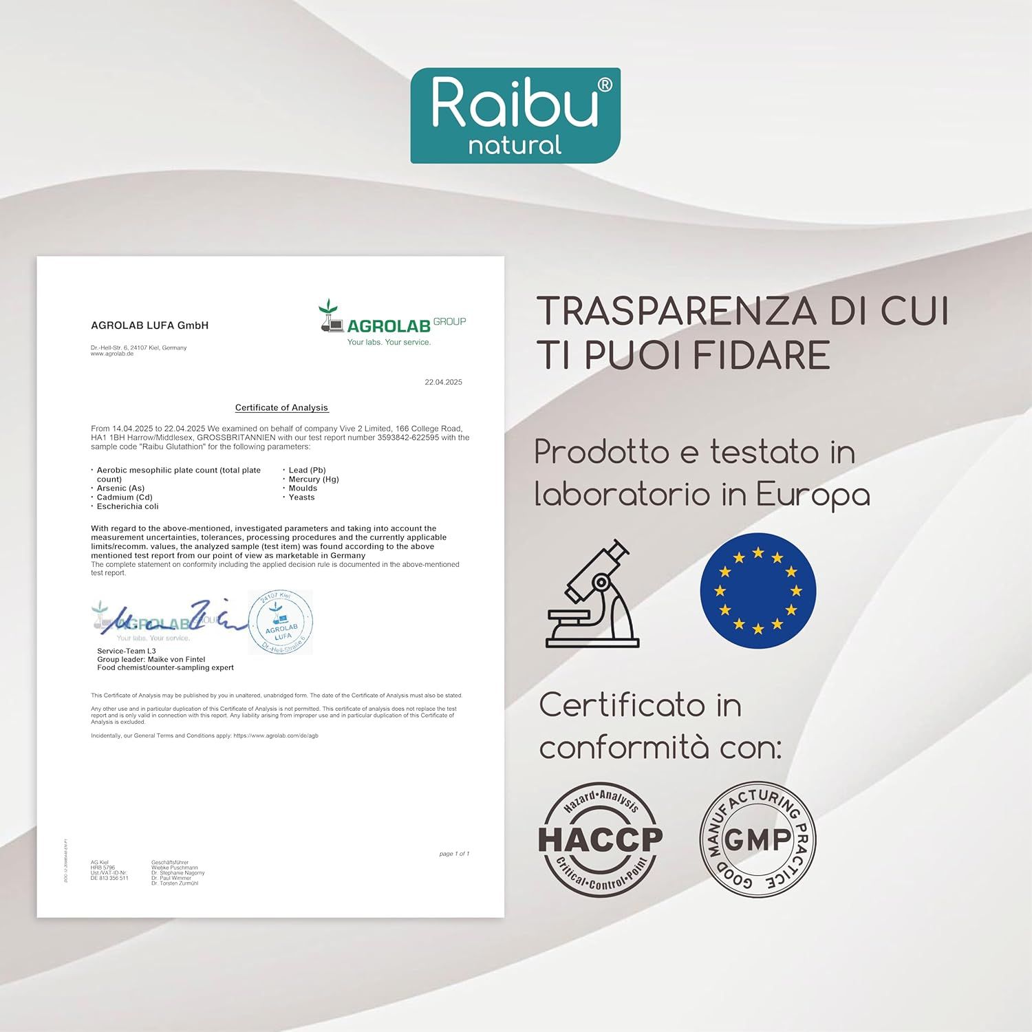 L-Glutatione Capsule Alto Dosaggio con NAC - RAIBU