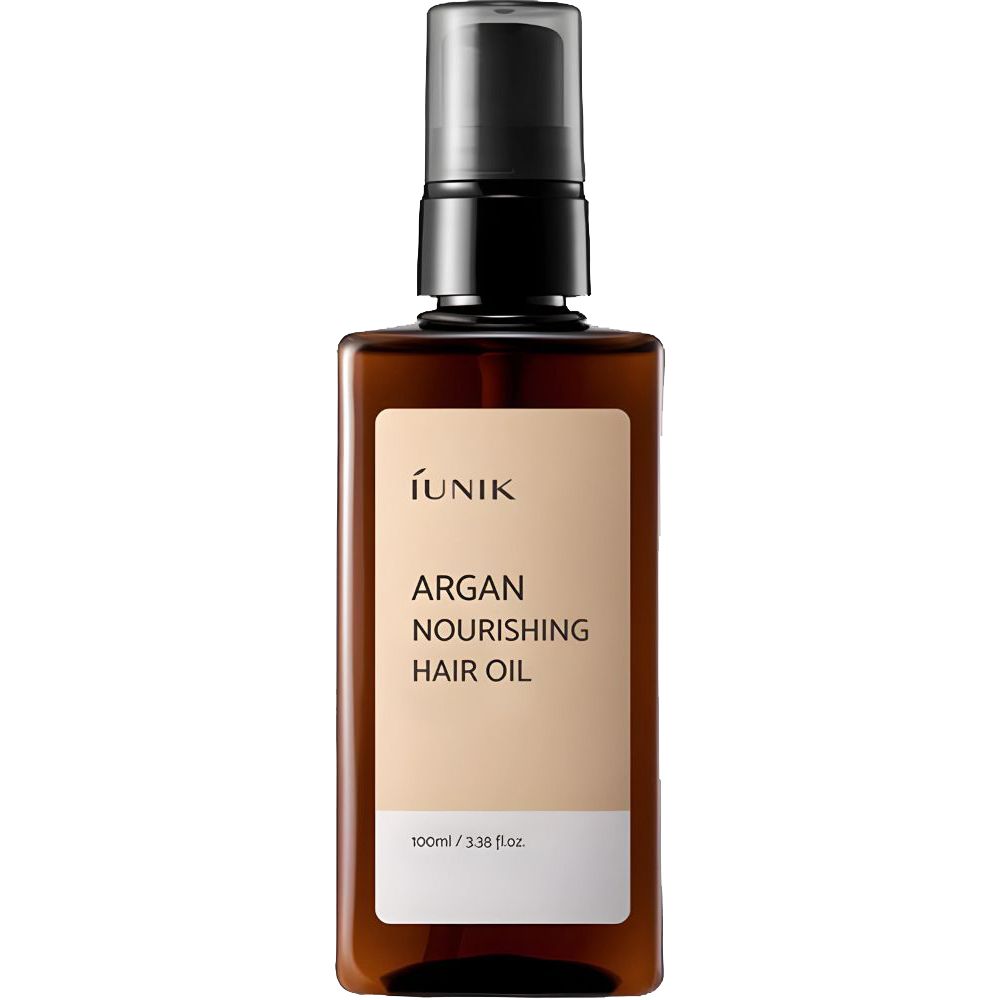 iUNIK Argan Nourishing Hair Oil – olio leggero per capelli con il 3,9% di argan e 9 oli vegetali