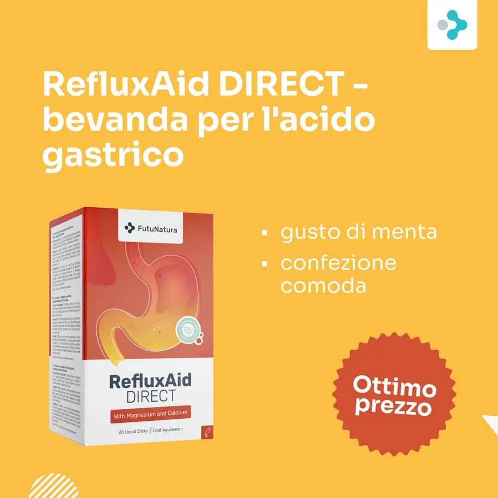 Testo con informazioni sul prodotto: ingredienti, valori nutrizionali, istruzioni e avvertenze.