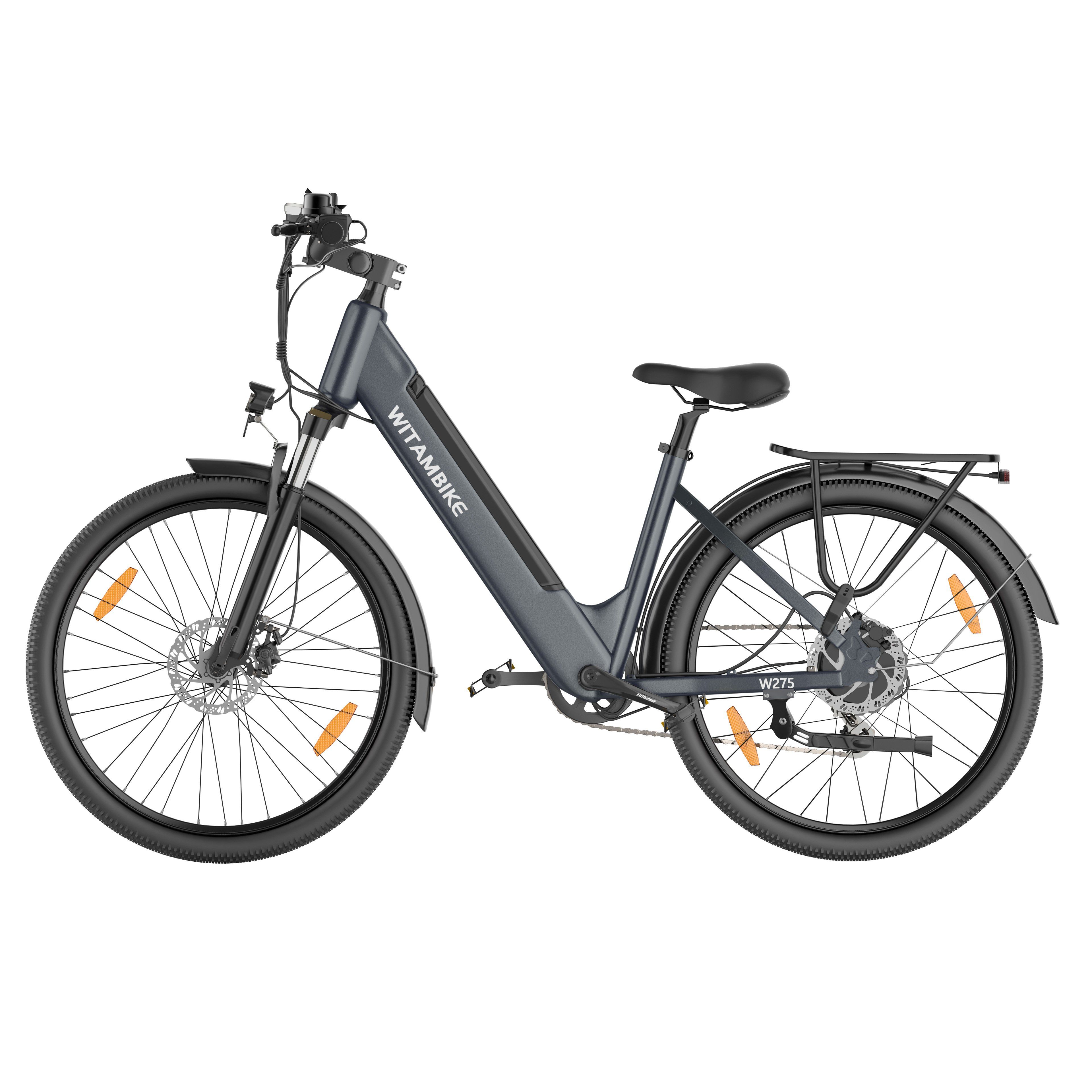 WITAMBIKE W275 Bicicletta elettrica da pendolare, 36V 13AH, pneumatici 27,5" x 2.10