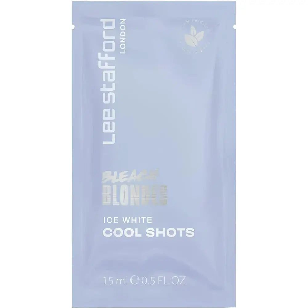 Singola bustina Lee Stafford Bleach Blondes Ice White Cool Shots, 15ml.