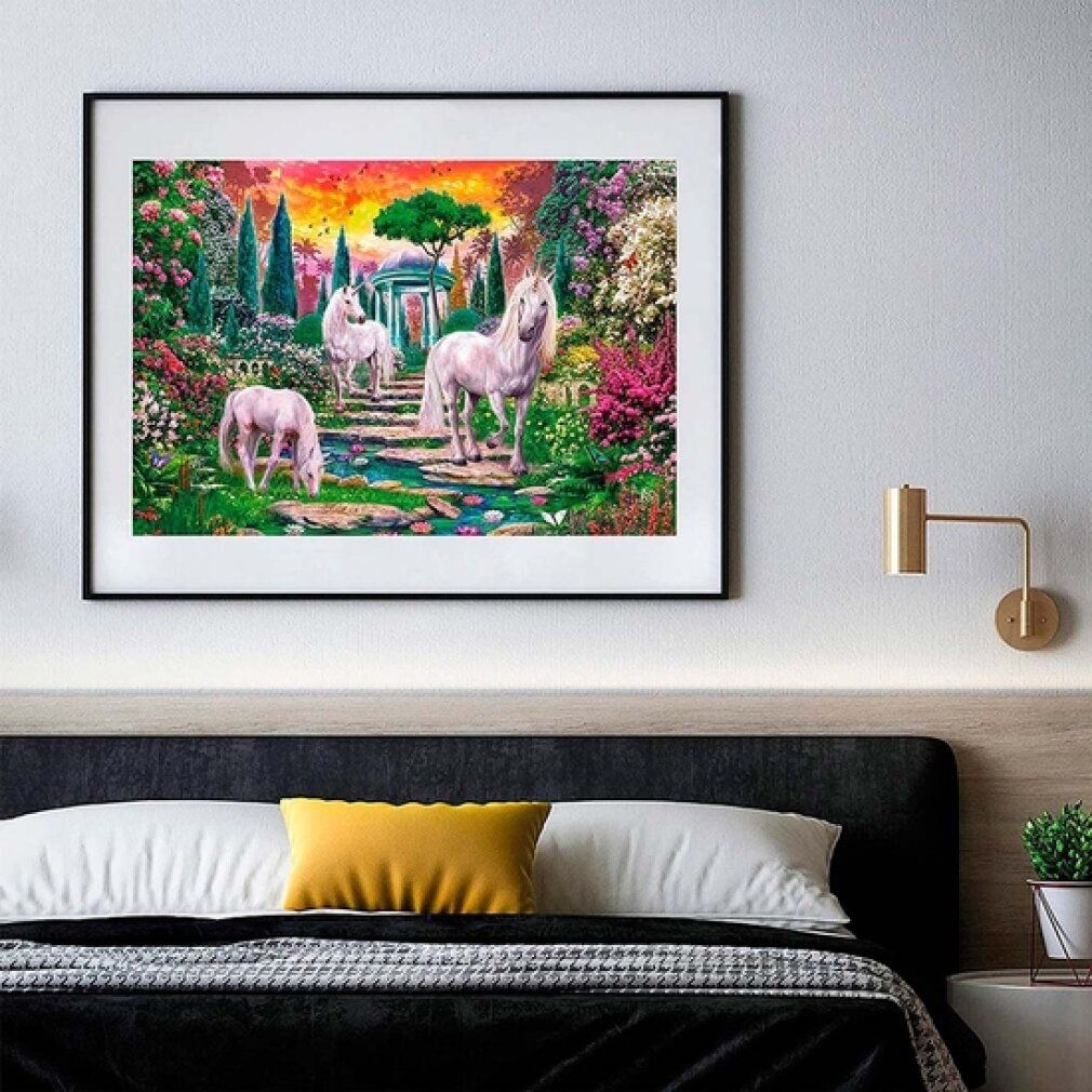 clementoni Puzzle Tipico Giardino Unicorni 2000 pezzi