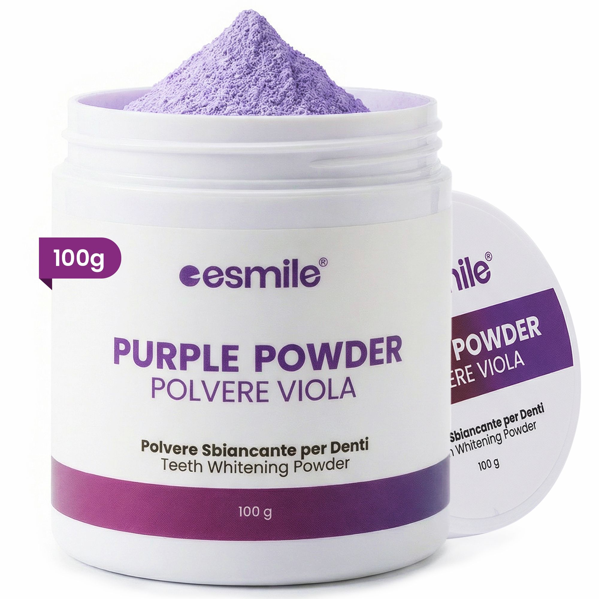 esmile - Carbone V34 Viola Sbiancante Denti