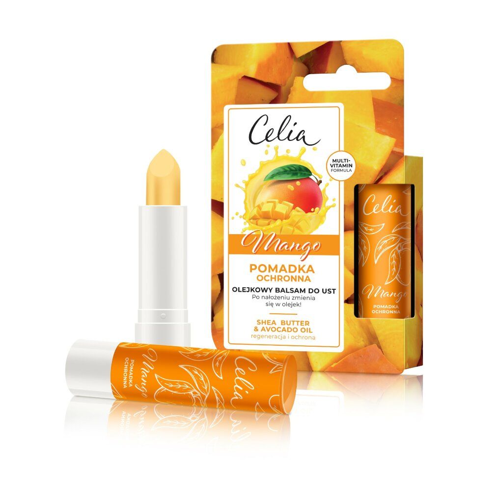 Rossetto protettivo Celia - Balsamo labbra all'olio di mango .
