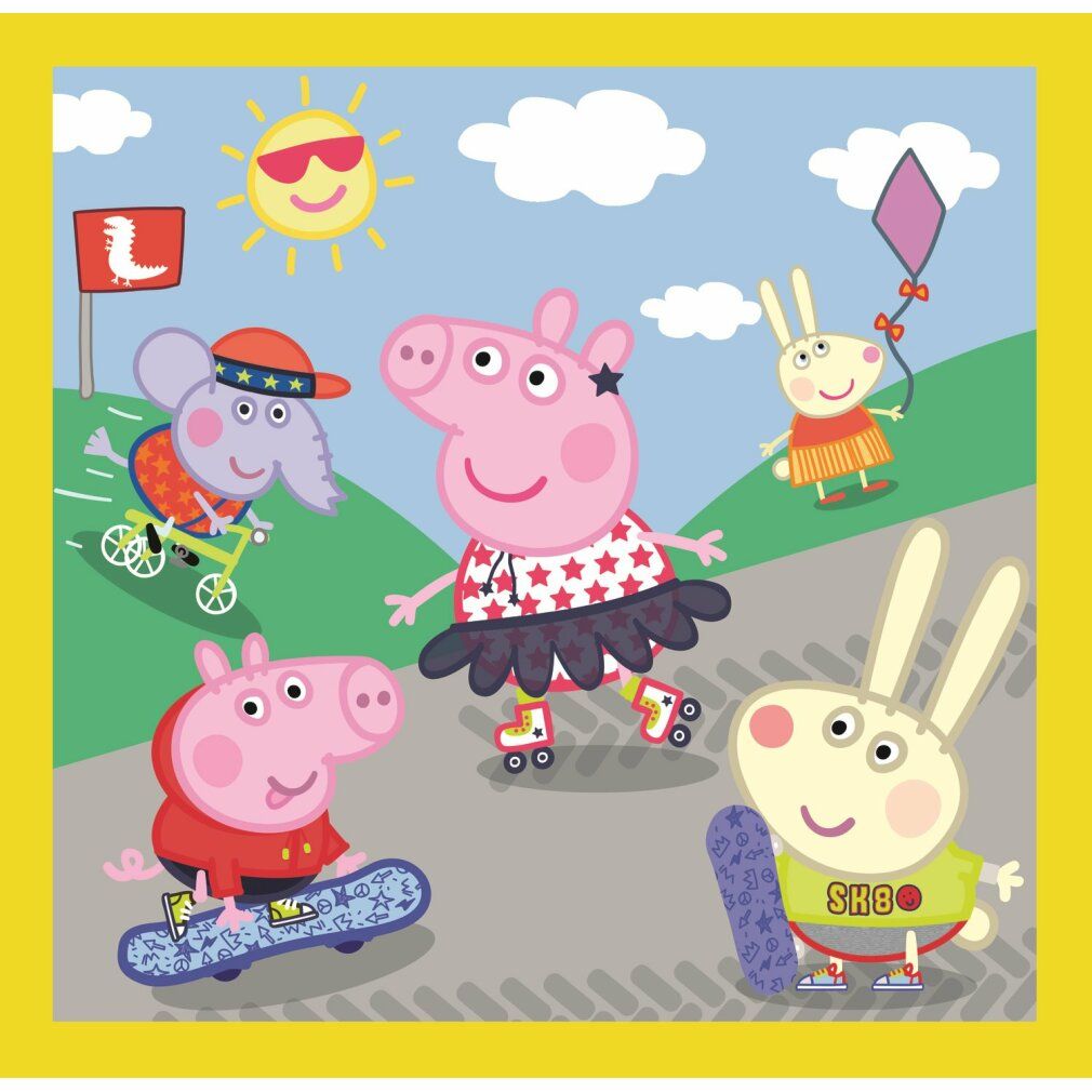 Peppa Pig Una bella giornata - Puzzle 3in1 20-50 pezzi