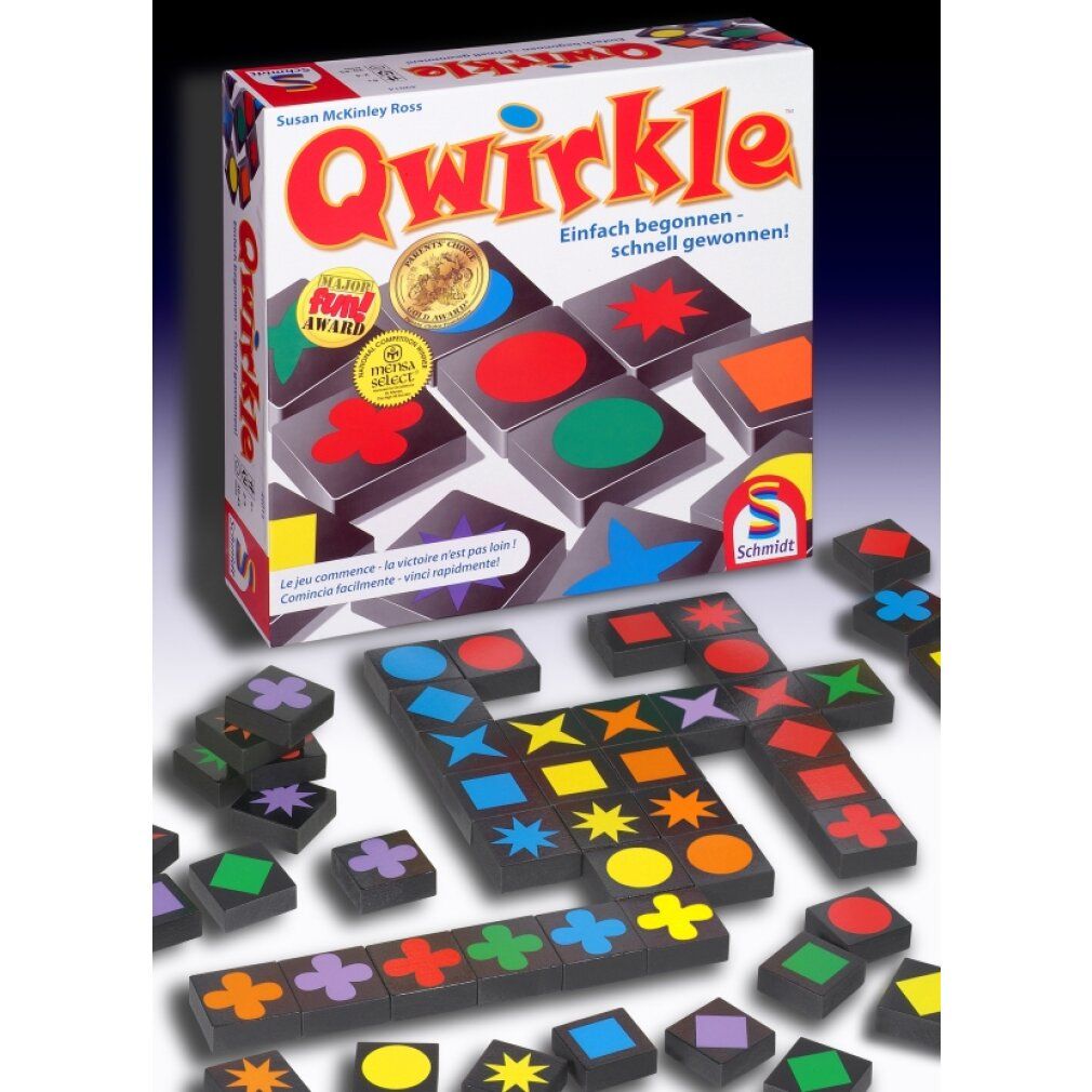 Schmidt Spiele Qwirkle, gioco da tavolo (Gioco dell'anno 2011)