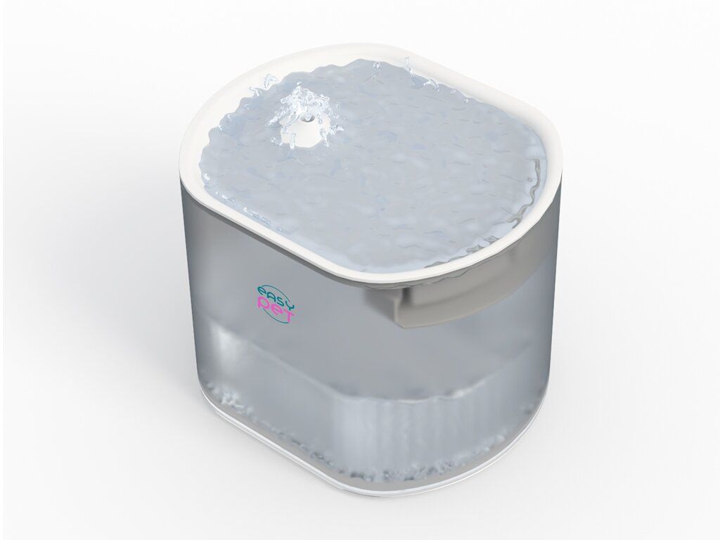 EASY PET Kit distributore automatico di cibo 3L e fontanella 2,5L