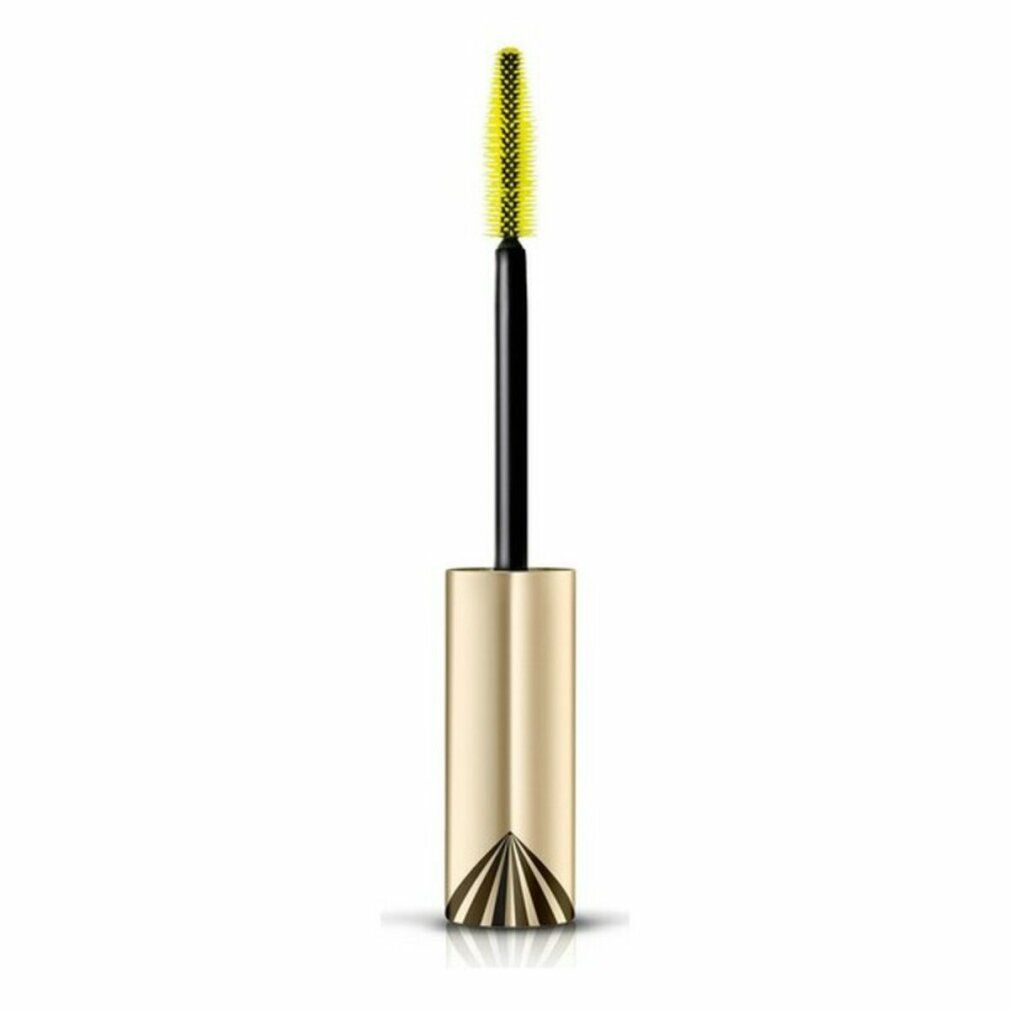 Manico mascara dorato con spazzola gialla. Manico nero.