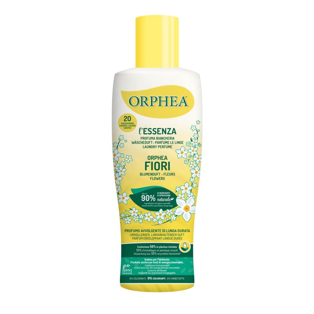 Orphea Essenza per Biancheria, Profumo di Fiori, 200 ml