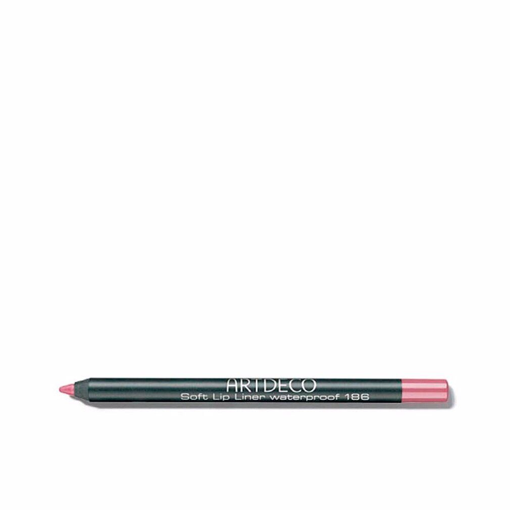 Artdeco Soft Lip Liner Waterproof 186. Matita nera, mina rosa.