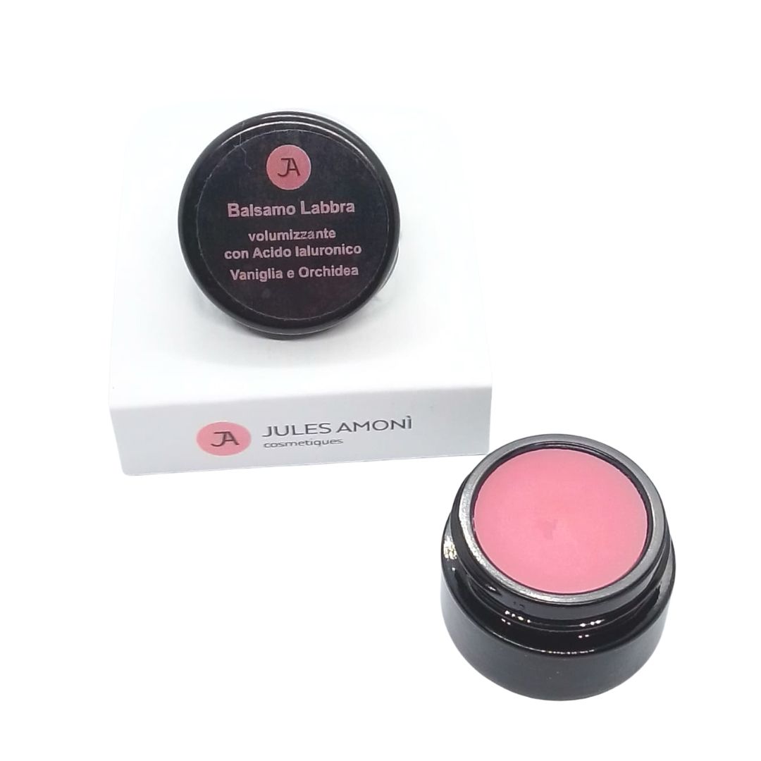 Jules Amonì cosmetiques Balsamo Labbra con Acido Ialuronico Volumizzante Vaniglia e Orchidea