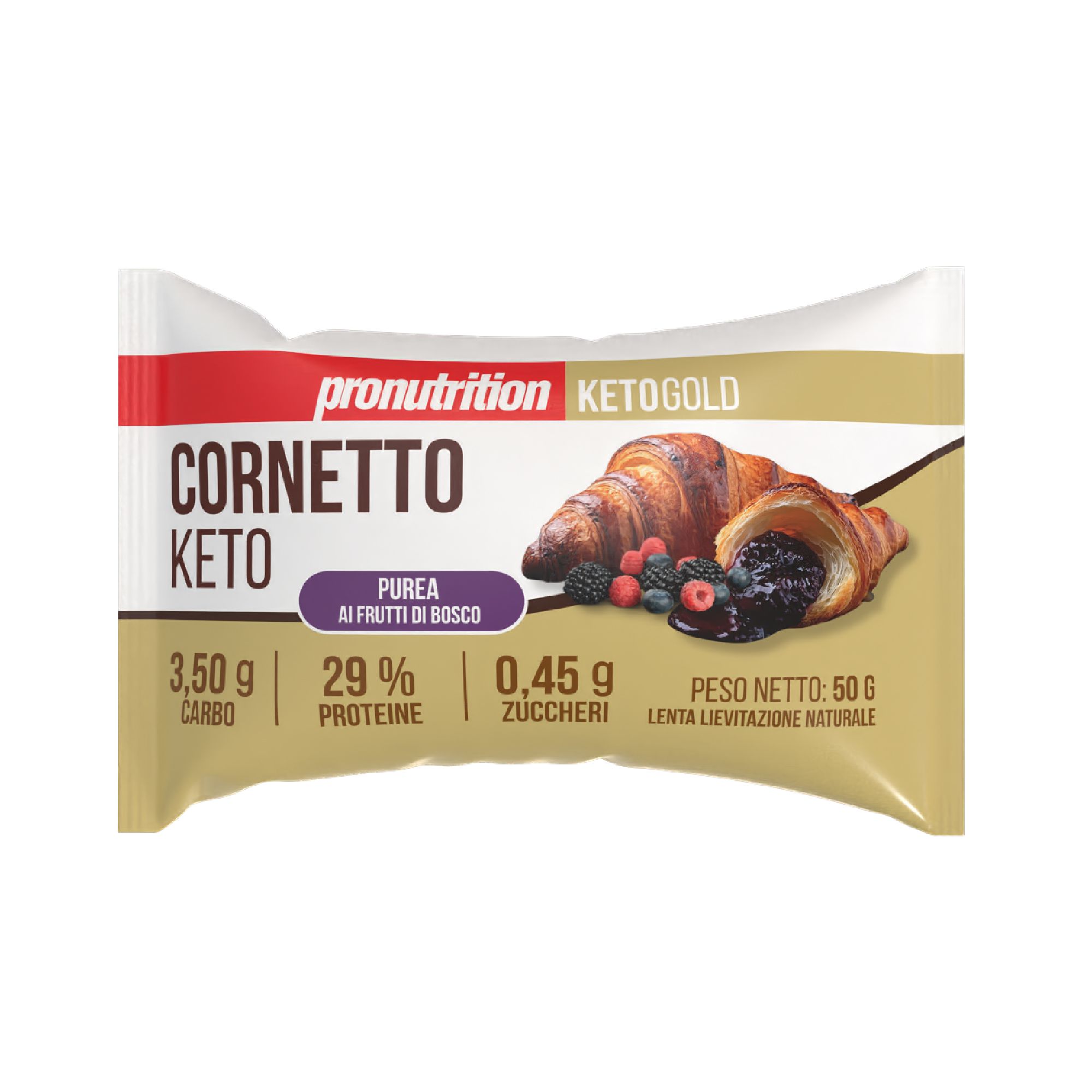 Pronutrition Cornetto keto (50 gr, Frutti di bosco)