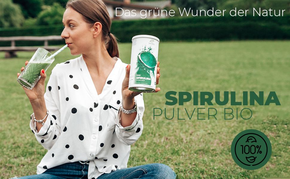 Nature's Finest  SPIRULINA IN POLVERE BIO 100G