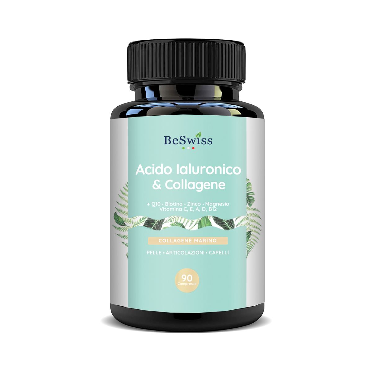 BeSwiss Acido Ialuronico e Collagene Marino Idrolizzato.