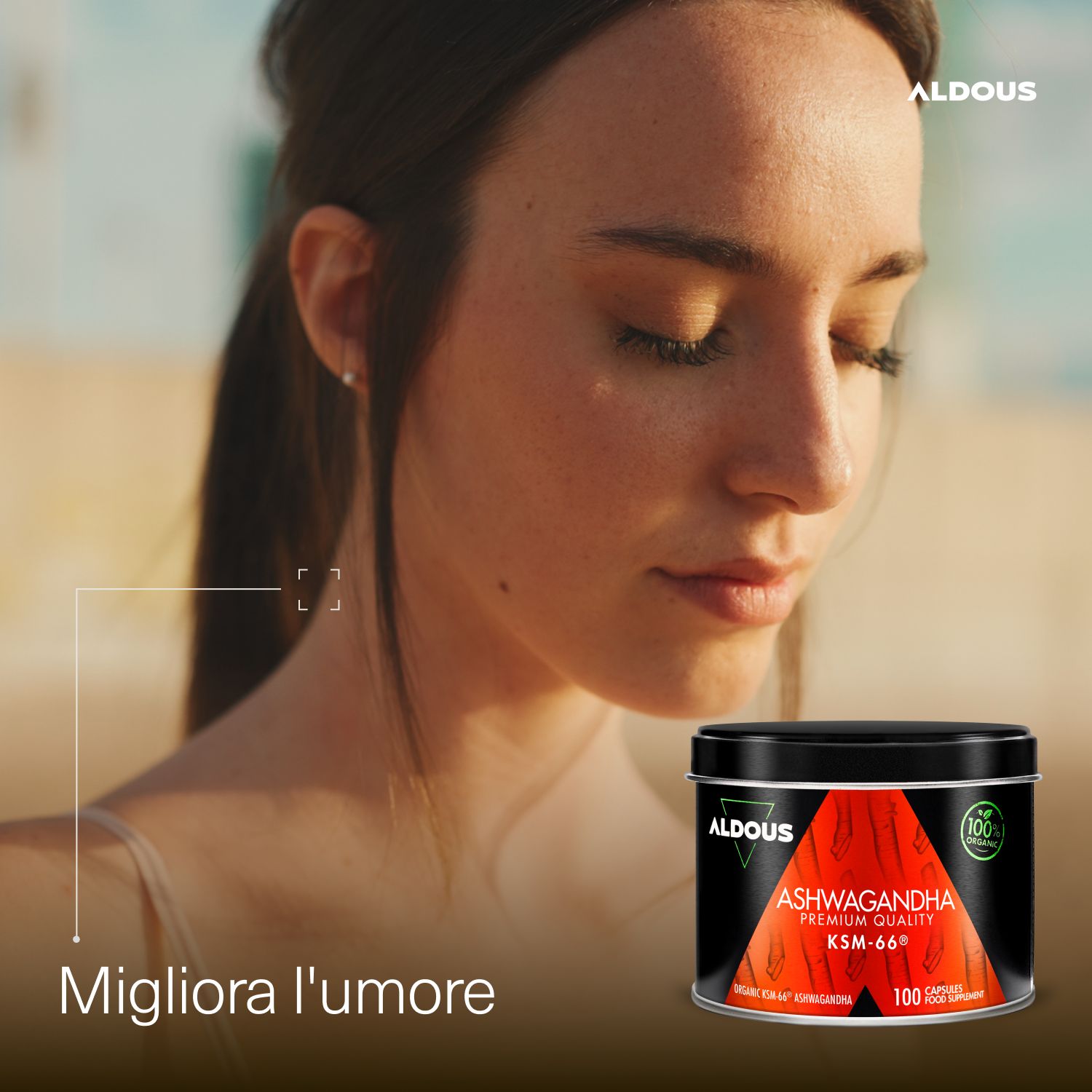 Aldous - Ashwagandha KSM-66 - Stress, Sonno, Energia