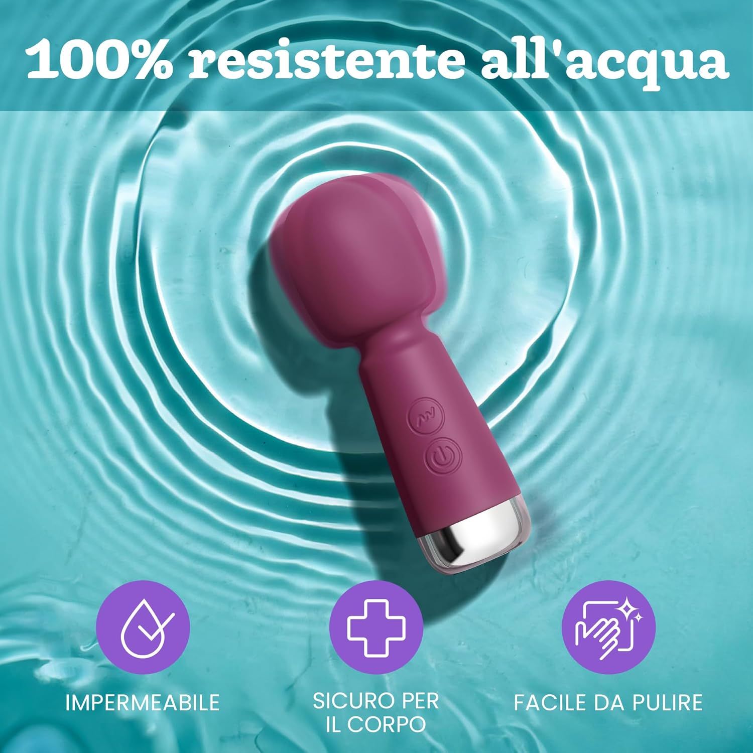 Oliver James Bullet Mini Vibratore, colore viola