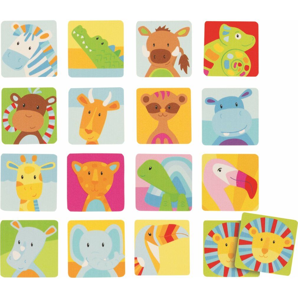 goki Safari Memory Game of Wood