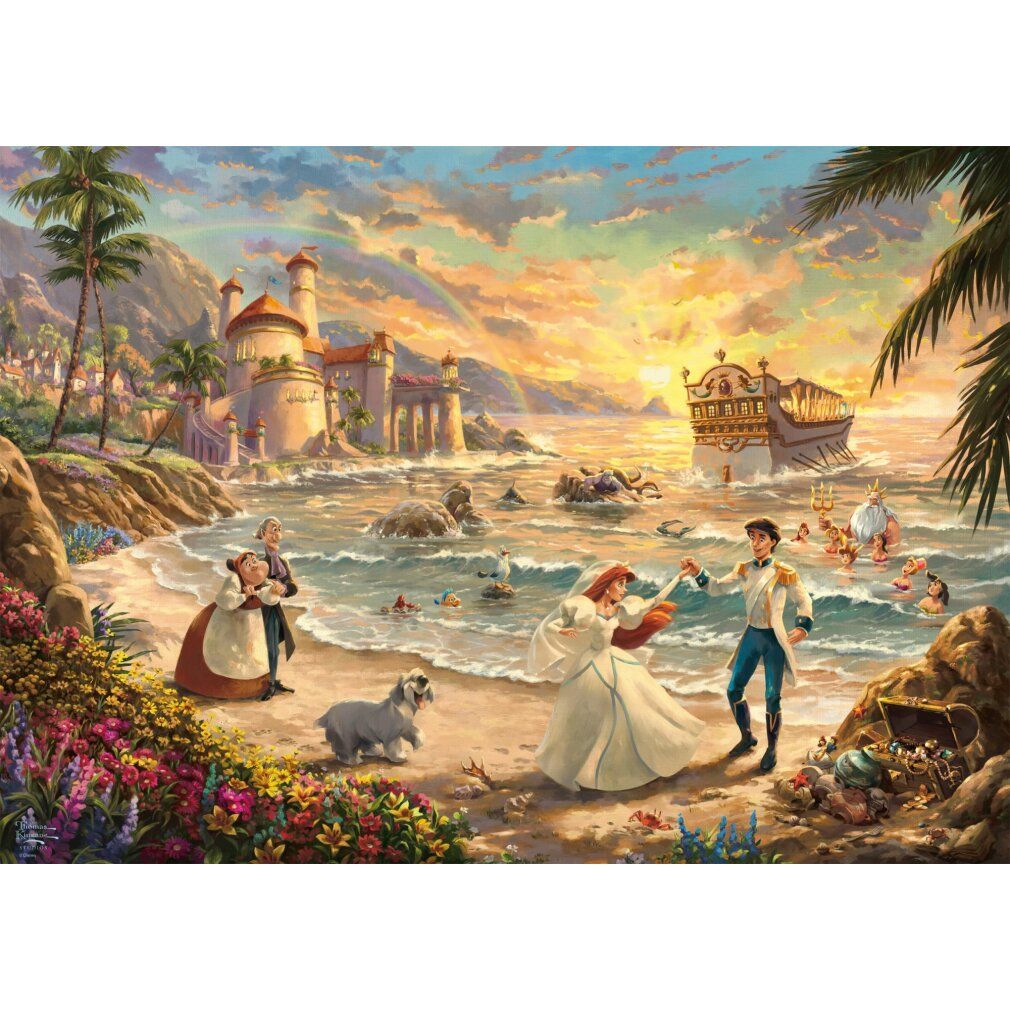 Schmidt - Thomas Kinkade: Disney La Sirenetta - Festival dell'Amore (1000 pi
