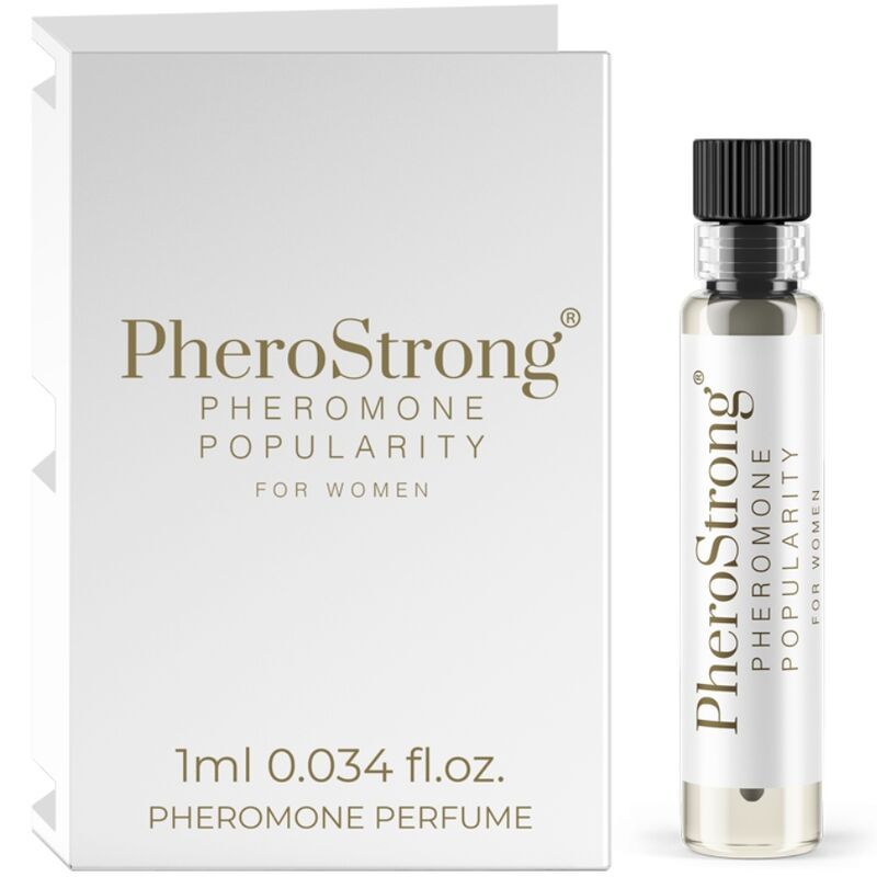 PheroStrong Profumo a feromoni per donne, 1ml. Include confezione e campione di profumo.
