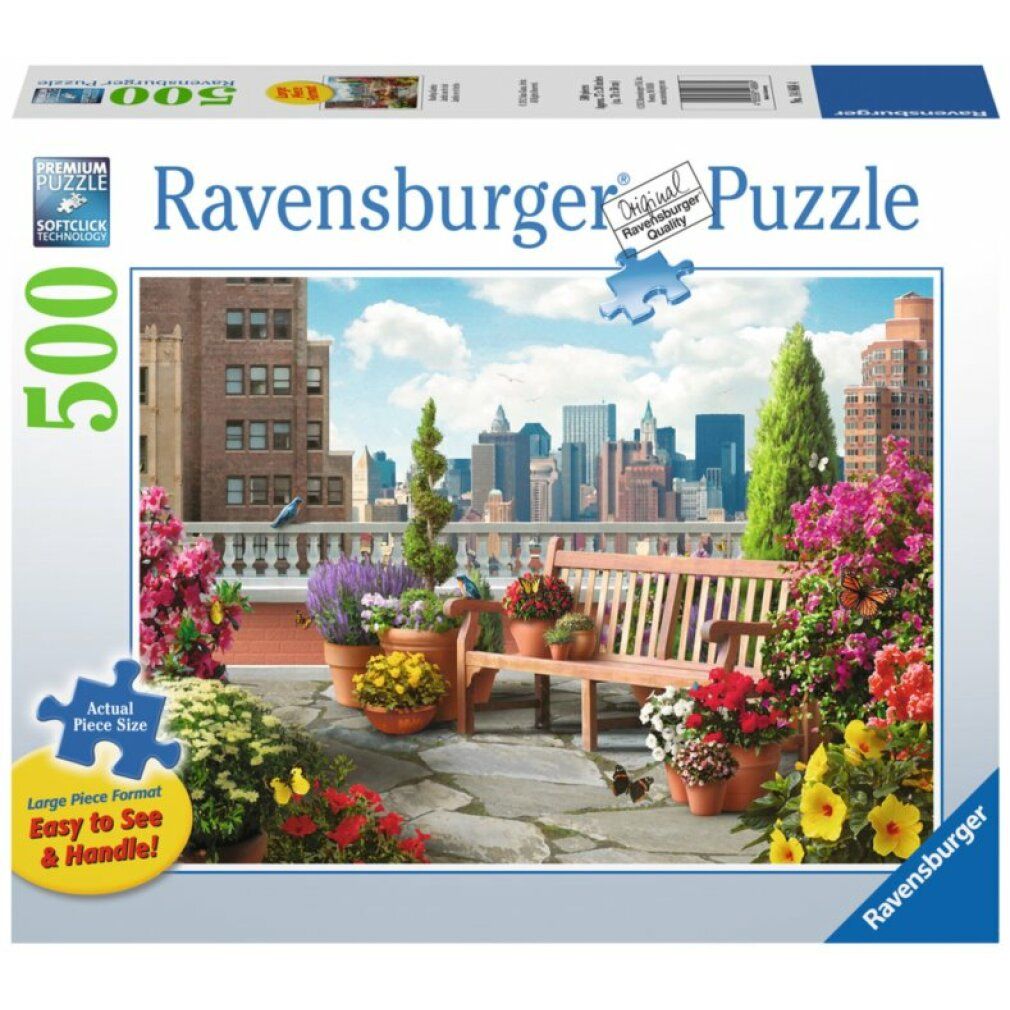 ravensburger Puzzle della terrazza sul tetto xxl 500 pezzi