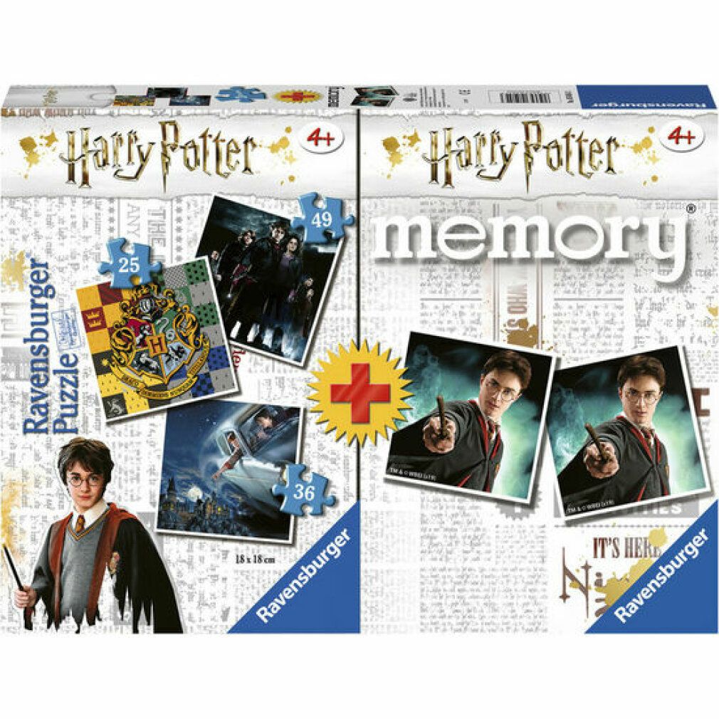 Harry Potter 3 puzzle + Memory Multipack