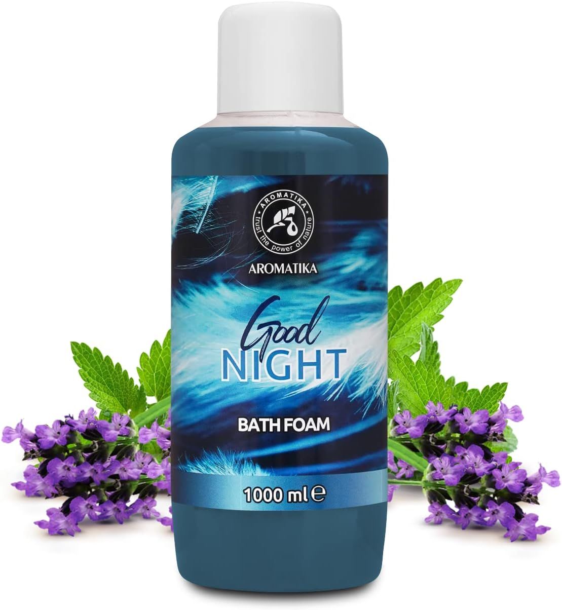 AROMATIKA Schiuma da bagno Buona Notte con olio essenziale di lavanda