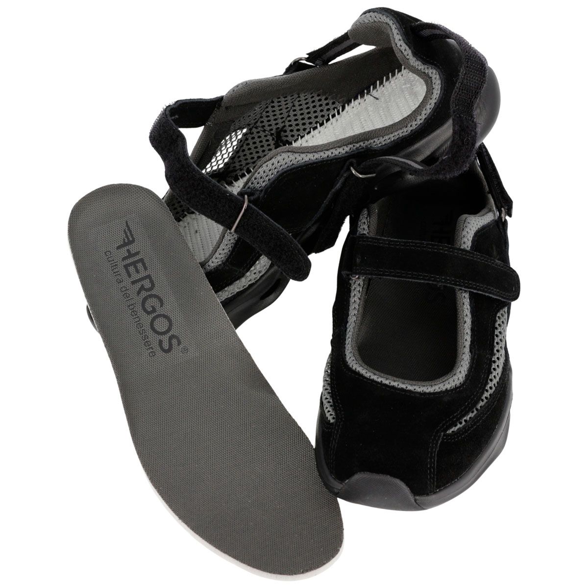 Hergos H3950 - Sneaker allrounder Ballerina con plantare estraibile