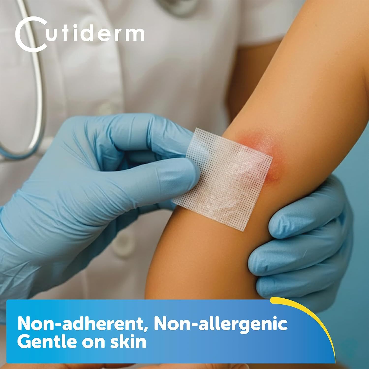 Compresse sterile in garza paraffinata 5 cm x 5 cm Cutiderm