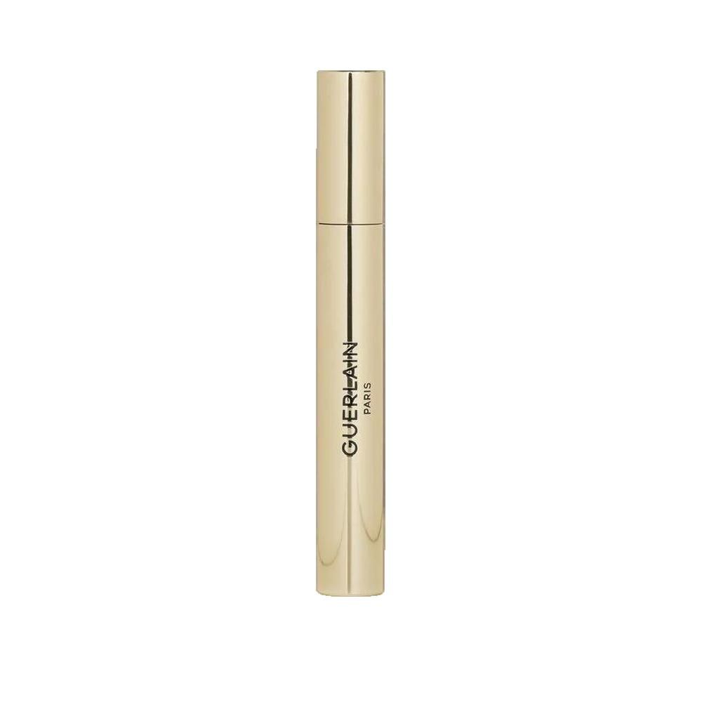 Tubetto mascara dorato. Scritta: GUERLAIN PARIS. Tubetto chiuso.