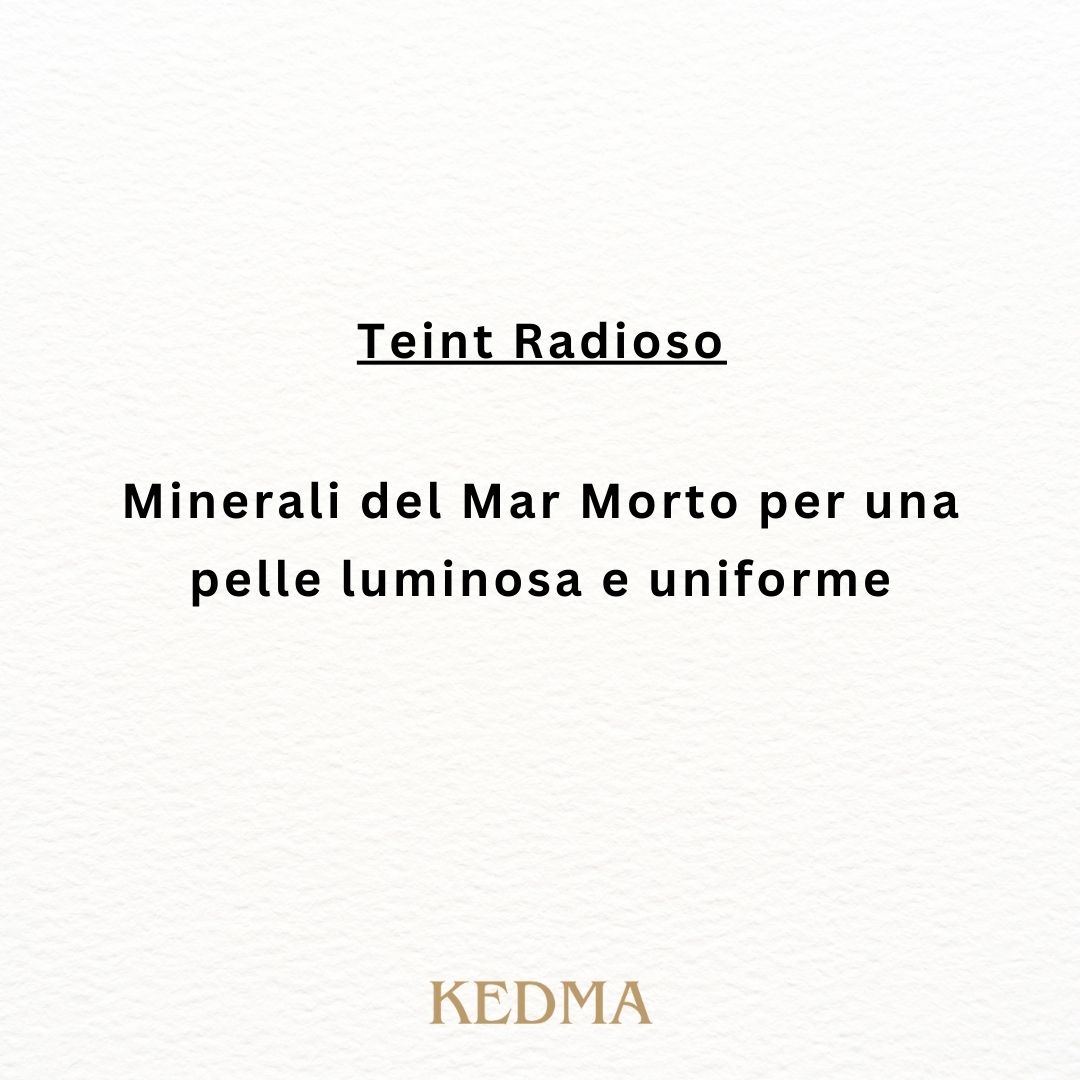 Kedma - Crema Royalty con Minerali del Mar Morto e Collagene