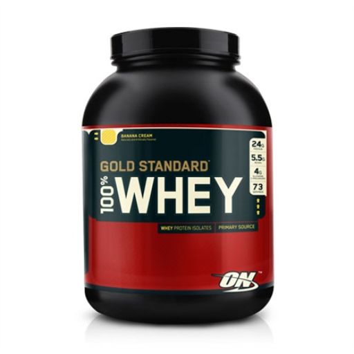 Optimum Nutrition Gold Standard 100% Whey, Crema di Banana, 73 porzioni.