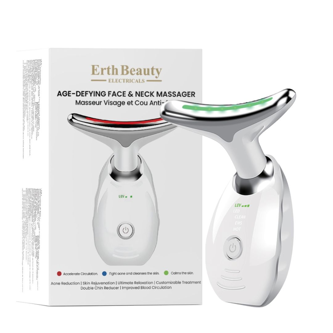 ErthSkin London Massaggiatore Viso e Collo Anti-Età