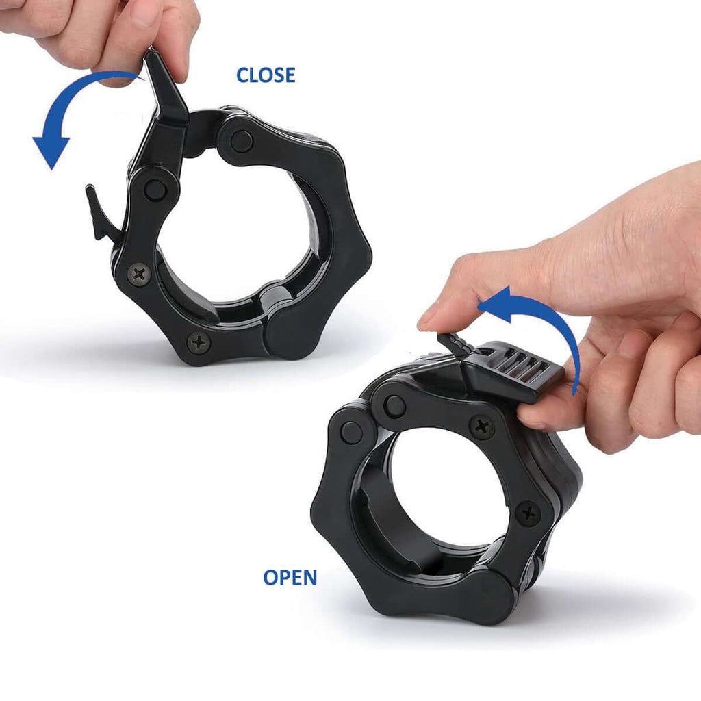 FFitness Morsetti per Bilanciere Olimpico 50mm 2 Pezzi Collari a Sgancio Rapido FF