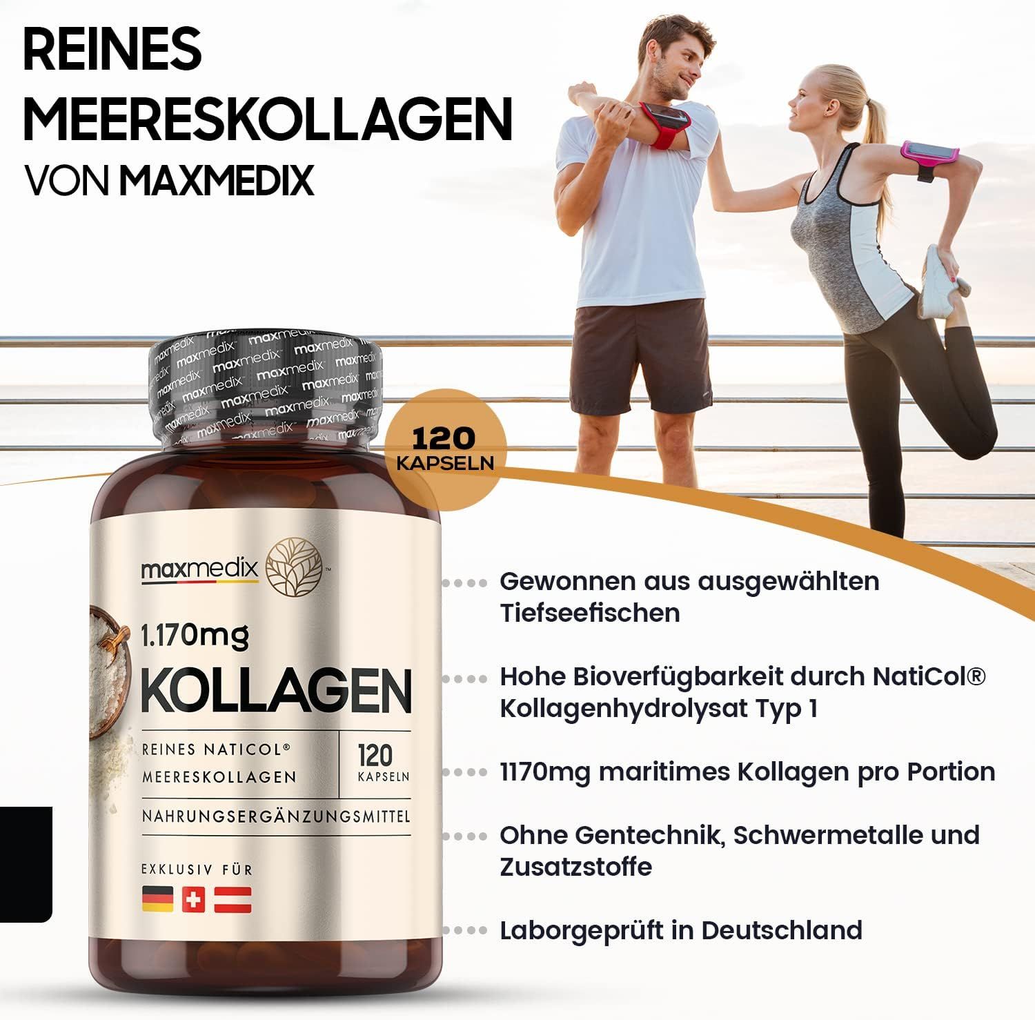 Capsule di collagene marino maxmedix