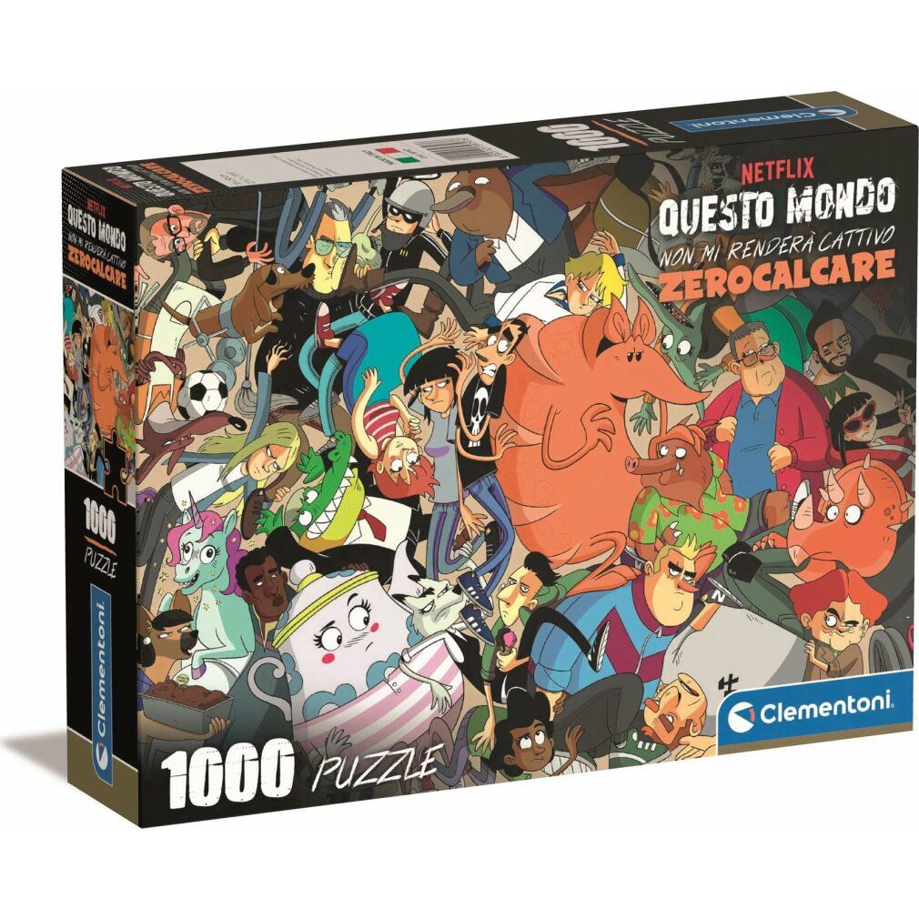 clementoni Puzzle Netflix: Questo mondo non può prendermi (Zerocalcare iv) 1000 pezzi