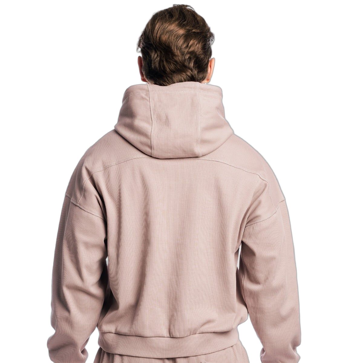 GymBeam Felpa uomo oversize con cappuccio e tasca frontale Aura Roux