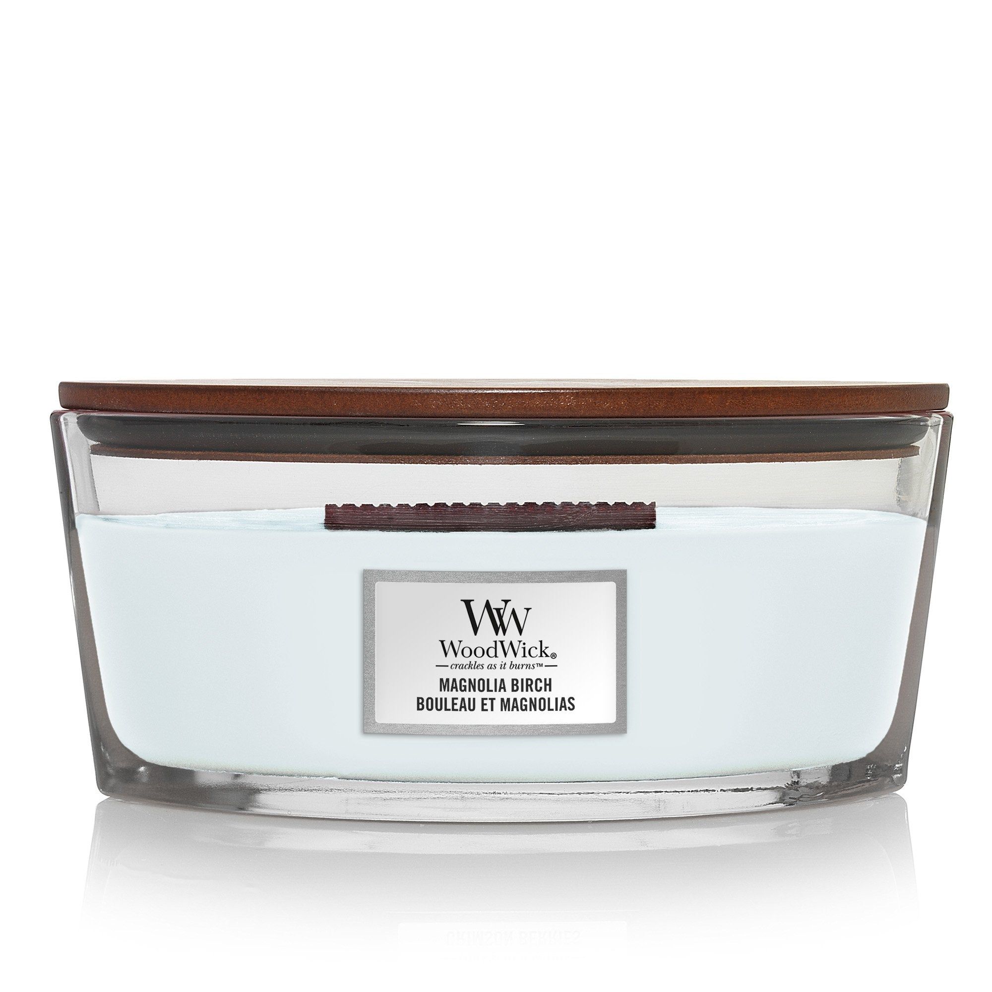 WoodWick - Candele Ellipse - Betulla Magnolia