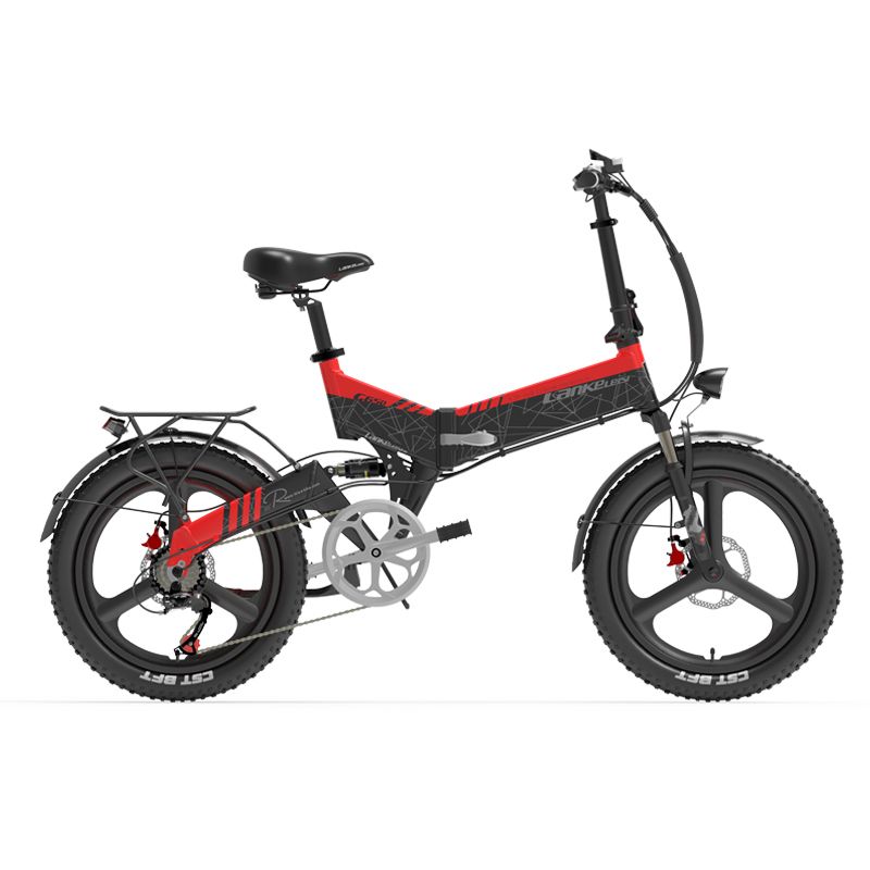 Bici elettrica Lankeleisi G650 con batteria da 48 V 12,8 Ah