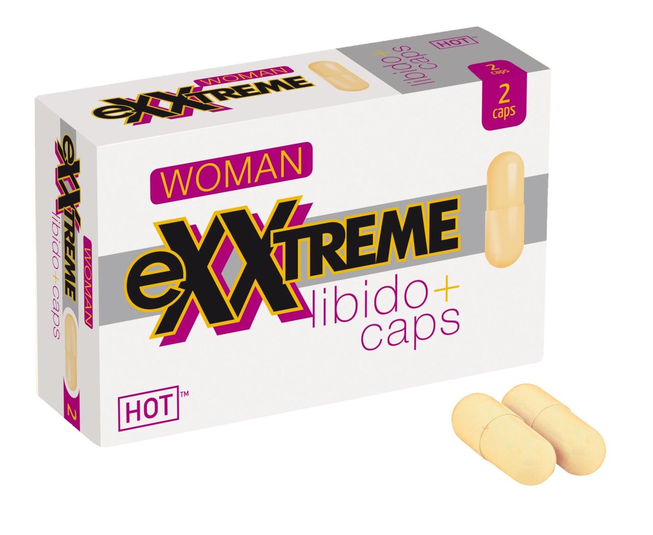Confezione da 2 capsule per donne, 'eXXtreme Libido+ Caps HOT'