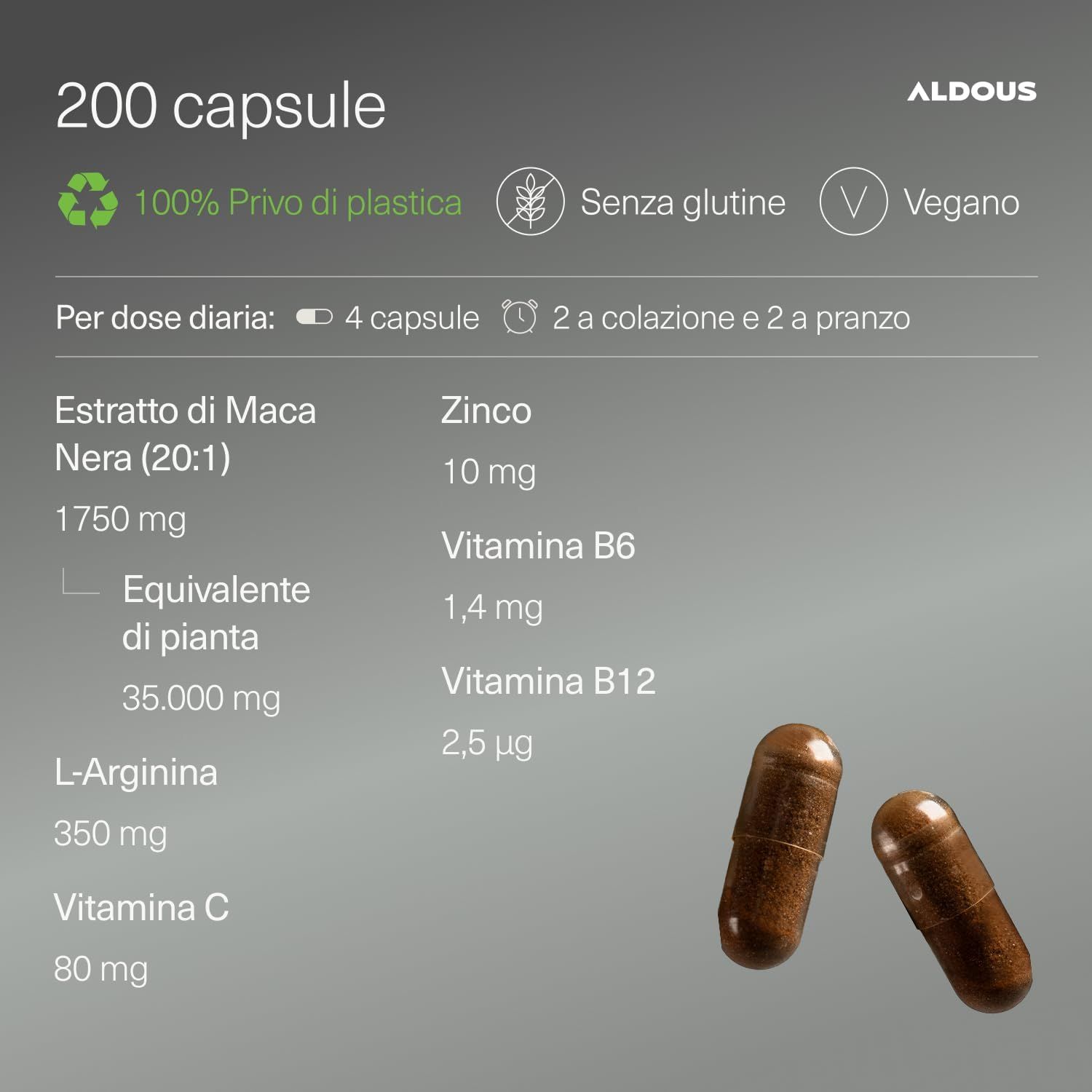 Aldous Capsule di Maca