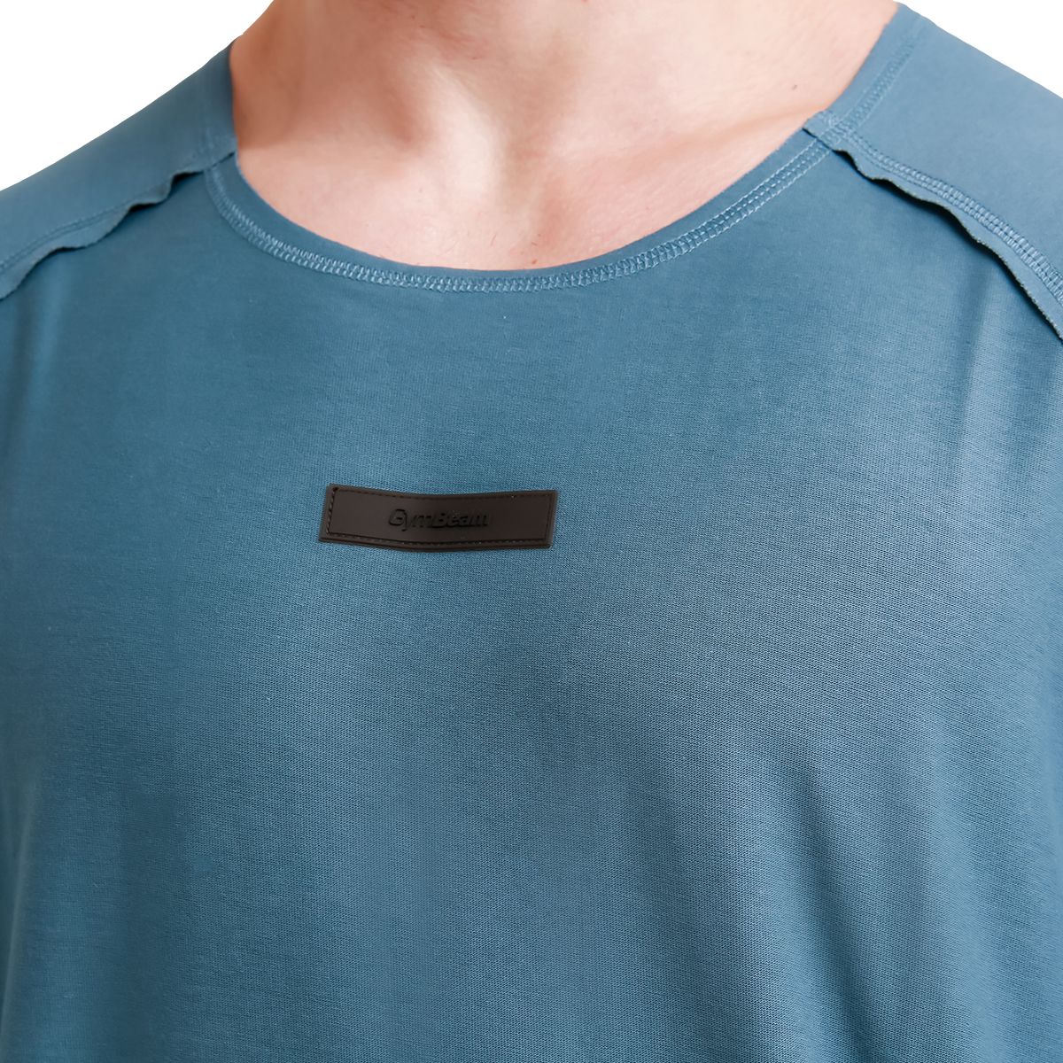 GymBeam T-shirt uomo Unity Blue oversize