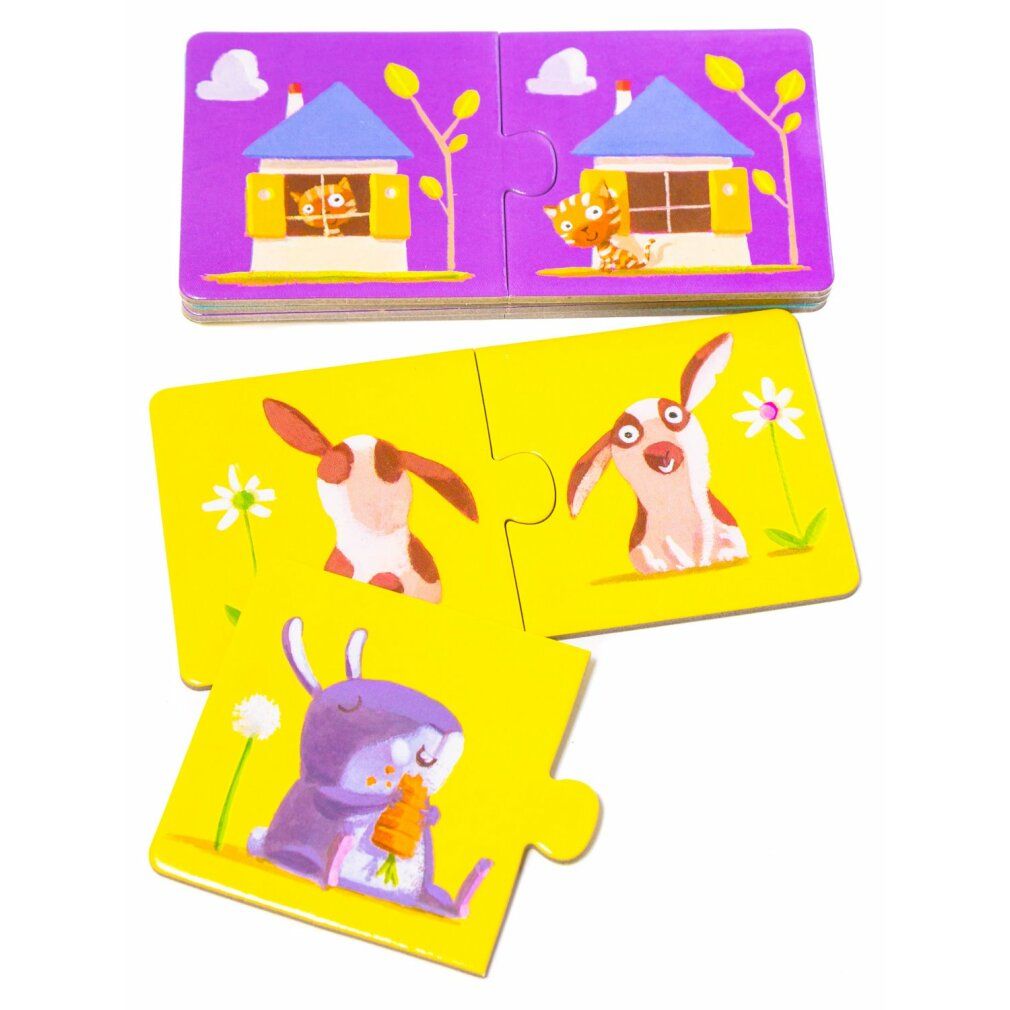 djeco puzzle Opposites 12x2 Parti