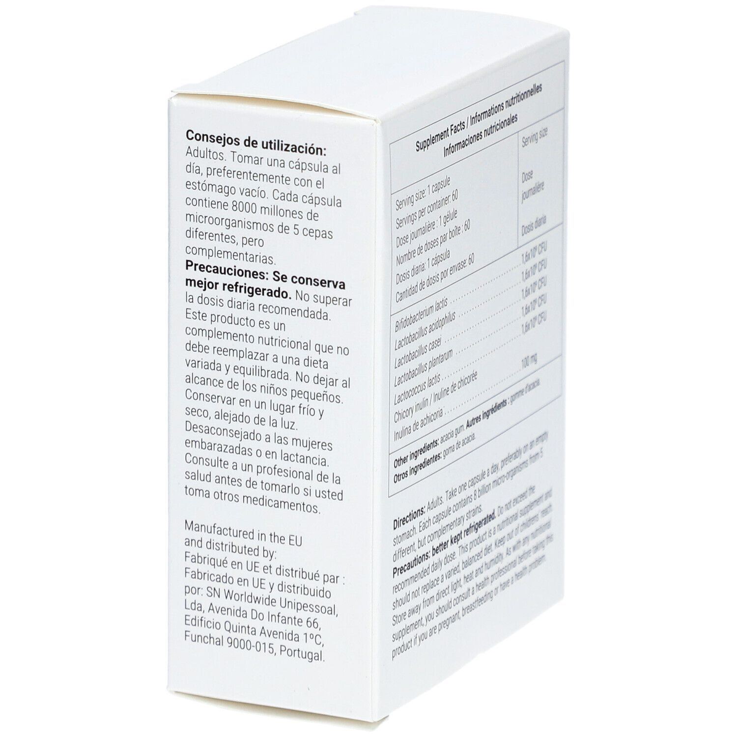 Probio Forte Integratore alimentare, 60 capsule gastroresistenti. Marca: SuperSmart.